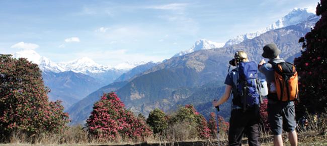 <span>Instrucción para turistas en Nepal</span>
