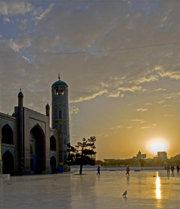 The Blue mosque of Mazar-i-Sharif