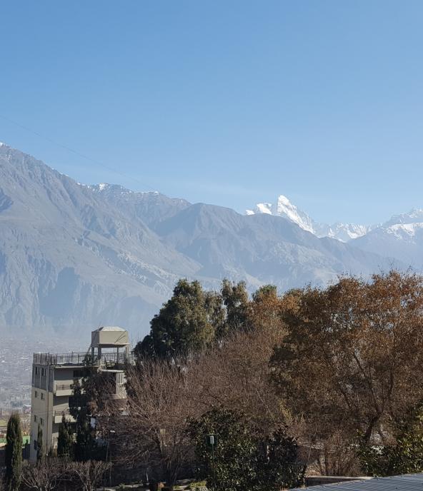 View from Serena Hotel in Gilgit