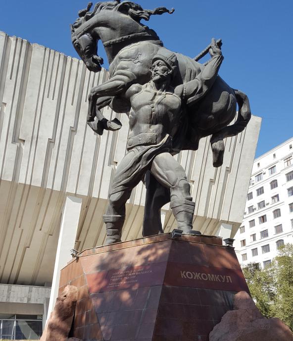 Memorial of Kojomkul at the Bishkek's Sport Palace