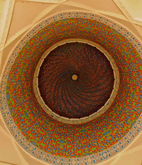 Uzbekistan, Fergana Valley, Kokand, Narbitabey Mosque & Madressa, Islamic art